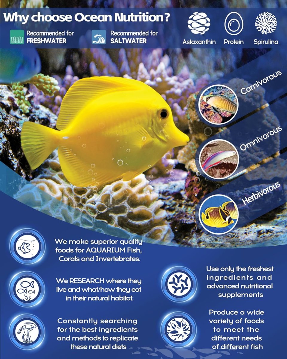 Ocean Nutrition Reef Flakes - Marine & Tropical Fish Feed - Bild 7