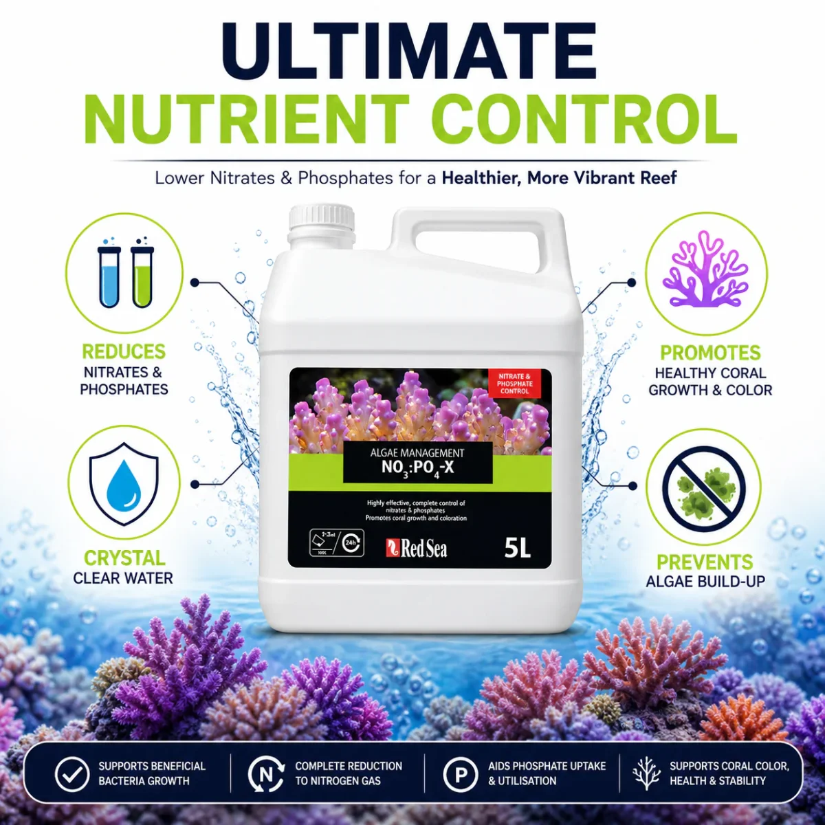 Red Sea N:P-X Nitrate and Phosphate Reducer 5000ml - R22206 - Bild 7