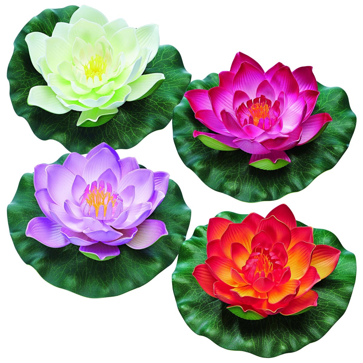 Pontec PondoLily Floating Lily Pads - 4 Colors, 17cm - Bild 2