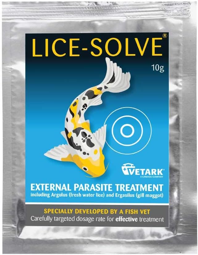 Vetark Lice-Solve External Parasite Anti-Pond Lice Fish Treatment 10g 100g - Bild 3